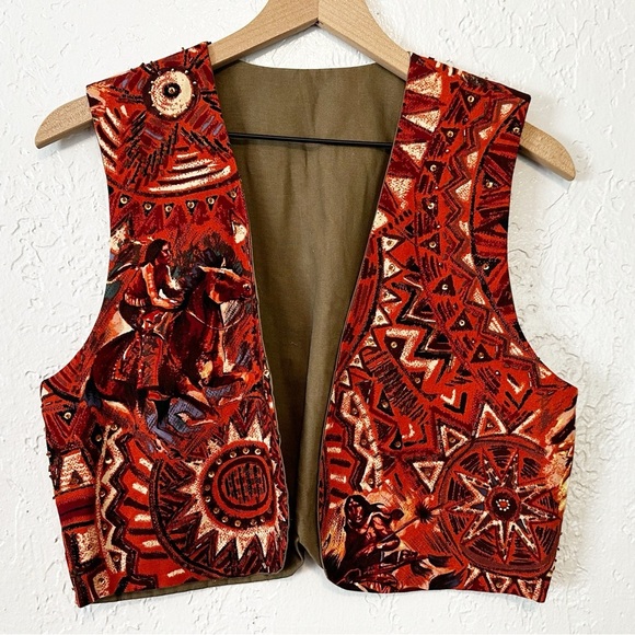 Vintage handmade beaded Native American vest - Picture 1 of 9
